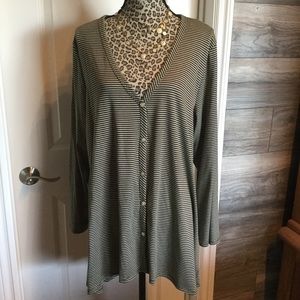 Olive Stripe Tunic NEW!